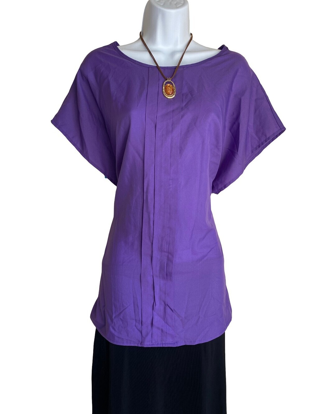 Vintage Other Plus 1X Purple Tunic Blouse Whimsigoth Dark Romance Goth Grunge